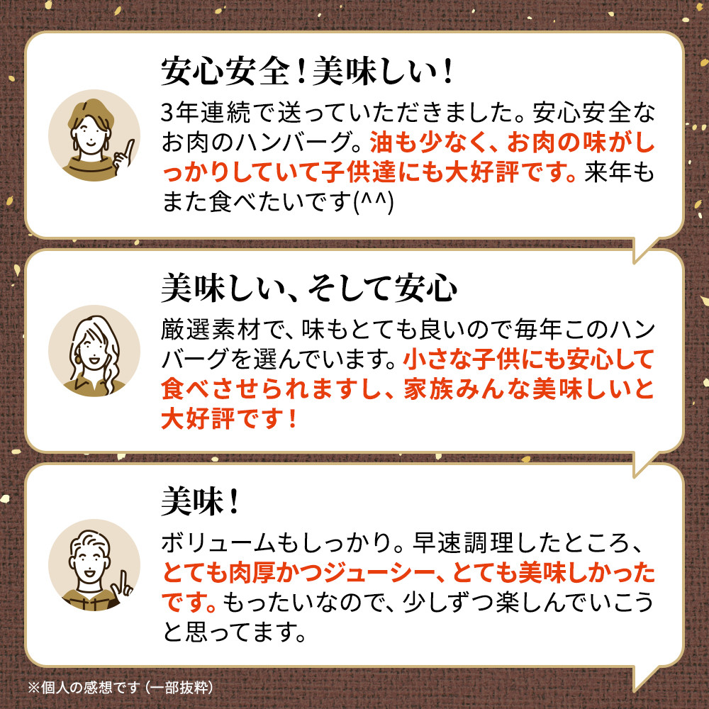 <毎月定期便>生ハンバーグ12個セット 冷凍 国産 牛肉 豚肉 ギフト 小分け 人気 全3回【4006285】