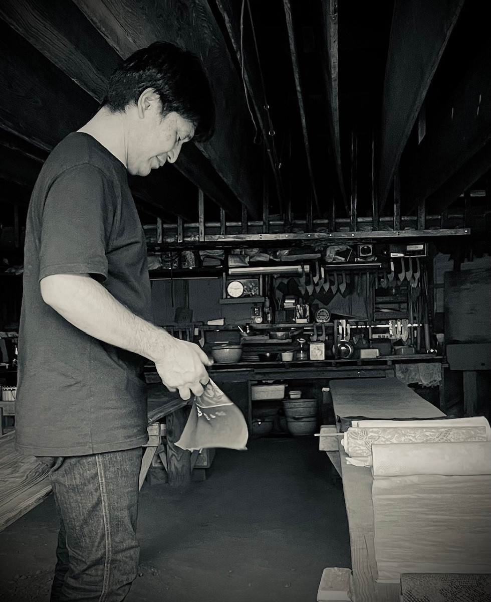 [HAM IAM]【数量限定】本藍染めスウェットシャツ　あい(ブルー系)【Lサイズ】