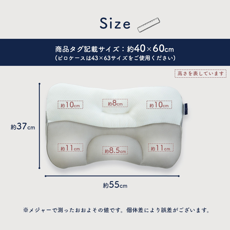 Sleep Medical W コンフォートピロー | 枕 高さ調節可能 やわらかめ 首元しっかり 肩こり 首 横向き 洗える 寝具 快眠 睡眠 グッズ まくら ベッド リビング ソファ リラックス 日用品 ギフト 贈答用 徳島県 吉野川市