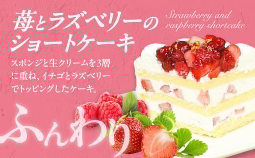 【11月末まで！クリスマスに間に合う！】ケーキ・タルトセット （ナッツタルト 苺のショートケーキ） スイーツ けーき 洋菓子 いちご アーモンド クリーム 冷凍 クリスマス パーティ デコレーション 広川町 / イートウェル株式会社 [AFAK240]