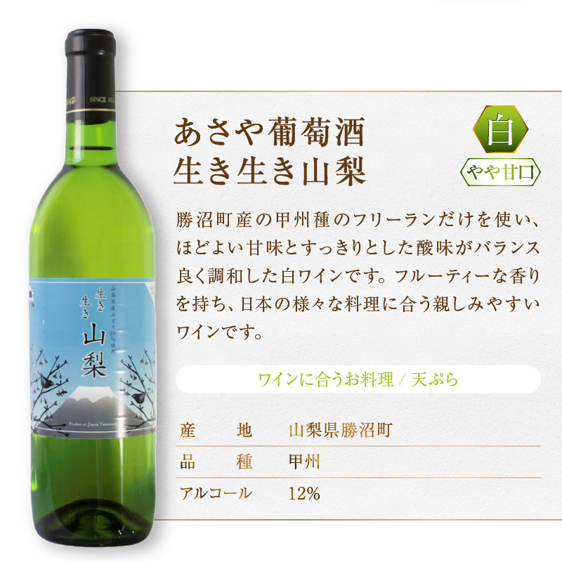 麻屋葡萄酒テーブルワイン赤白2本セット(MG) B-696 【ワイン 麻屋葡萄酒 赤ワイン 白ワイン 甲州市 山梨県】