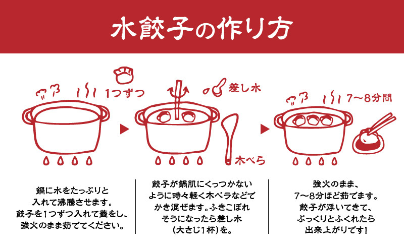 だぶだぶの肉汁をすすりたくなる餃子と餃子ちぃーずセット　T060-005