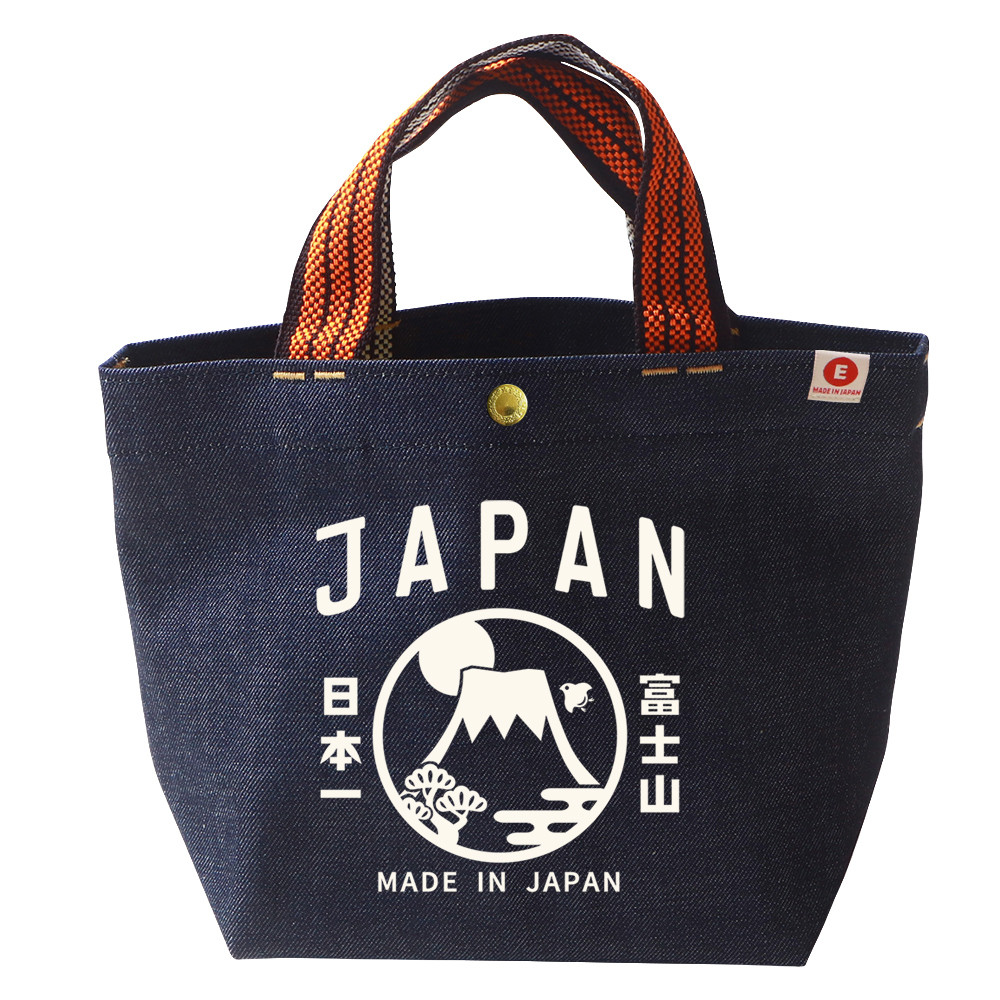 江坂ジーンズ日本製「大漁」デニム・ミニトートバッグ【大阪府吹田市】