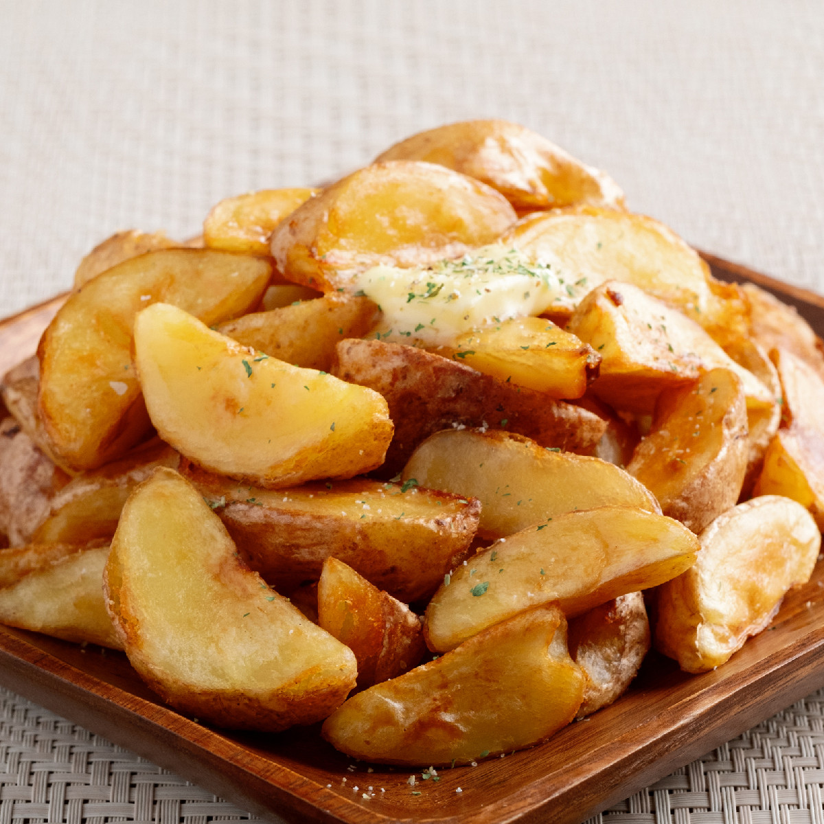 冷凍皮付きフライドポテト2kg　(有機栽培じゃがいも使用) OSB005