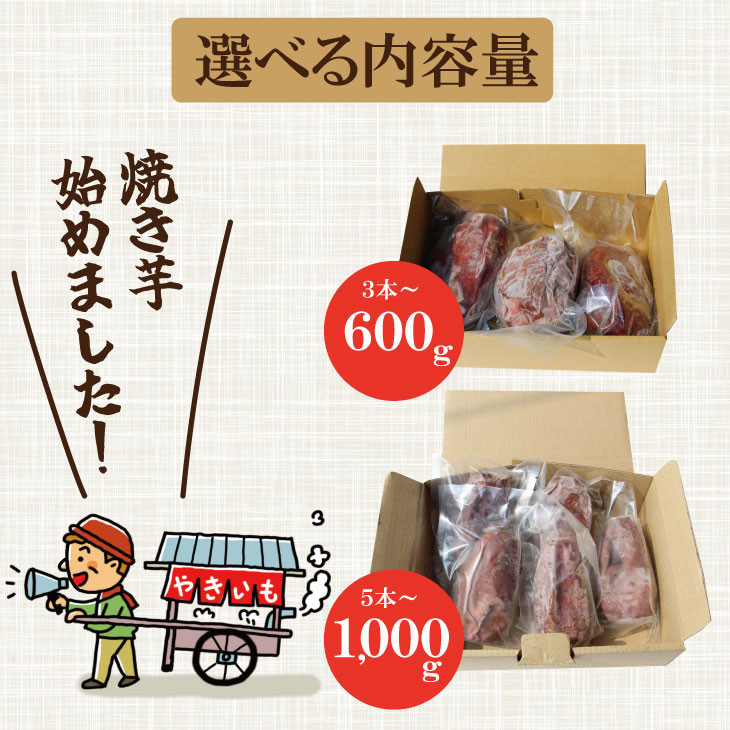 冷凍 焼き芋 紅はるか（1,000g）五時の芋 やきいも 甘い スイーツ ホクホク イモ 冷やしても美味しい 熟成