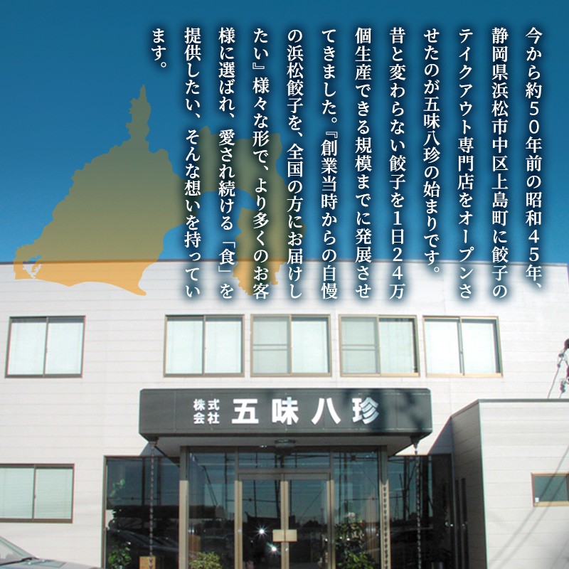 【定期便3回】浜松餃子84個 五味八珍 餃子 浜松餃子 ぎょうざ ギョーザ 冷凍 惣菜 中華惣菜 定期便 3ヵ月 静岡 浜松市 [№5360-0333]