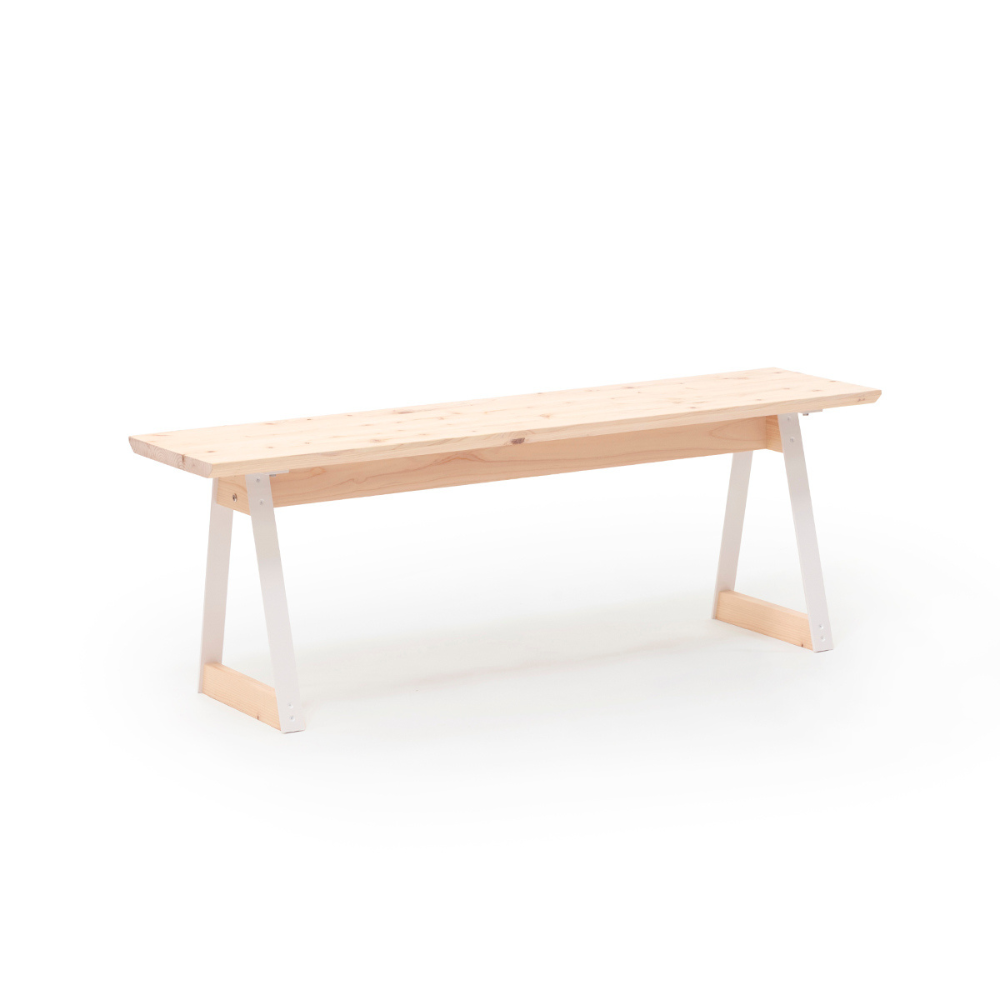 kinari Bench(キナリ ベンチ)White【幅120cm×奥行32cm】 M-mp-A64A