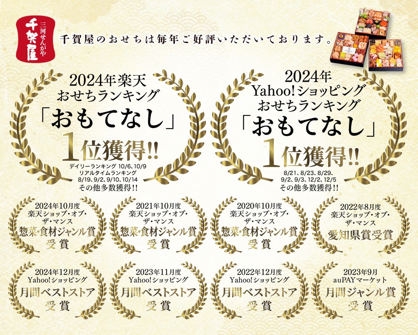 千賀屋謹製 2026年 迎春おせち料理「おもいやり」和風三段重 3人前 全38品 おせち おせち料理2026 おせち料理2026 冷蔵 おせち料理2026 冷蔵12月30日 12月31日 お節