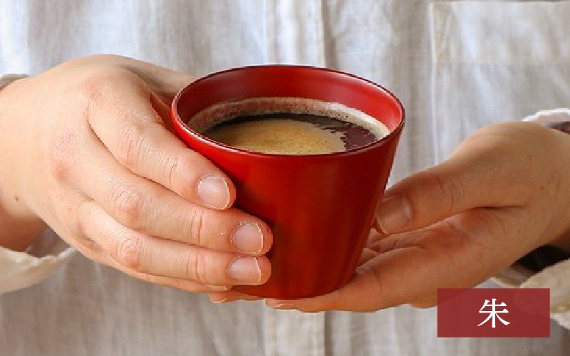 越前硬漆　水月器　朱　[B-03823b] / 漆琳堂 湯呑み お猪口 漆器 和食器 小鉢 蕎麦猪口 食洗機対応可 プレゼント ギフト 福井県鯖江市