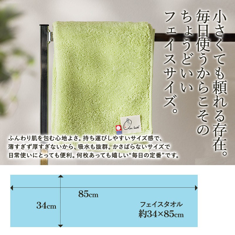 （今治タオルブランド認定品） エアーかおる × 伊藤園 ダディボーイ フェイスタオル  同色3枚セット〈ココア〉 [I003410FT3BR] えあーかおる 今治バスタオル ふんわり 伊藤園