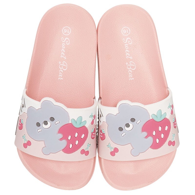 キッズ シャワー サンダル【16.0cm】 子供 こども かわいい 夏 海 ビーチ スケーター skater Sweet Bear クマ くま 女の子 女子【プール 海水浴 子ども キャラクター】 奈良県 奈良市 なら 4-069