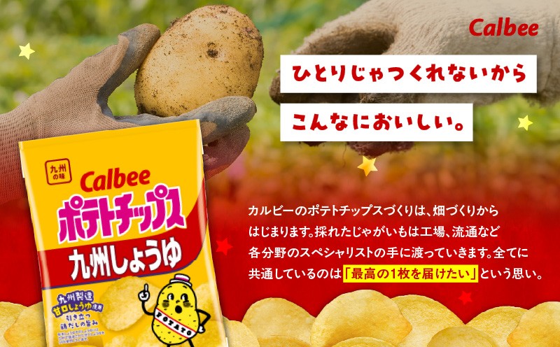 カルビーポテトチップス【九州しょうゆ】 12袋 K194-002_01