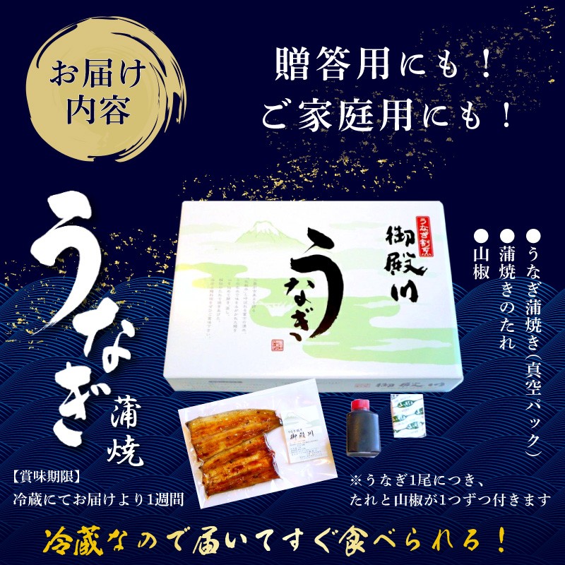 静岡 名産 うなぎ蒲焼 1人前 120g~140g 1尾 カット 冷蔵 三島名物 3代続く うなぎ屋 真空パック 御殿川 土用丑の日 晩ごはん 家族 惣菜 鰻 蒲焼き うな重 ウナギ 老舗 伝統 グルメ ディナー 贈り物 鰻料理 ウナギの蒲焼 うなぎレシピ 和食 三島うなぎ 静岡うなぎ 三島市 静岡県