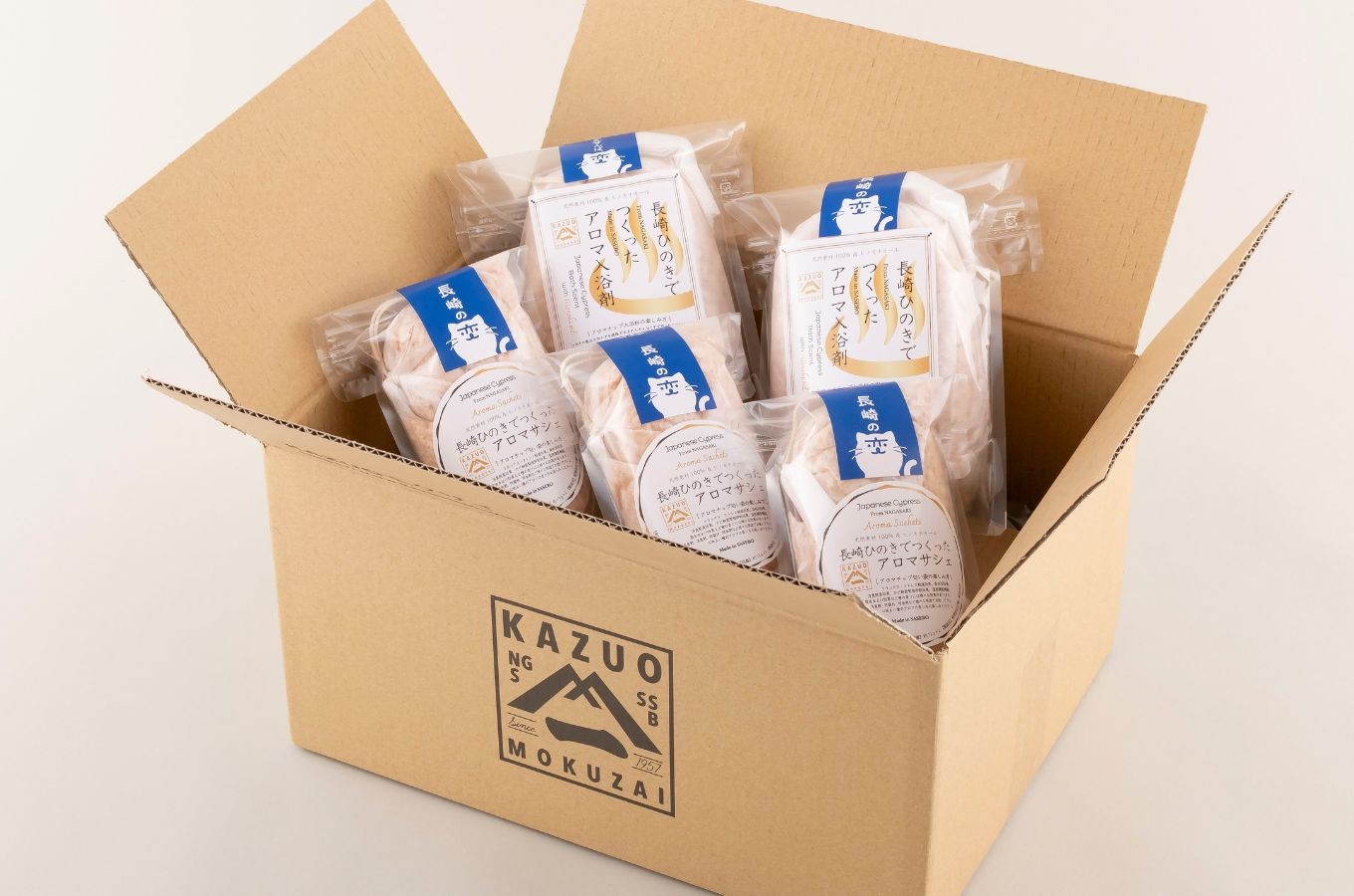 G441a 長崎ひのきでつくったアロマサシェ&アロマ入浴剤詰め合わせBセット