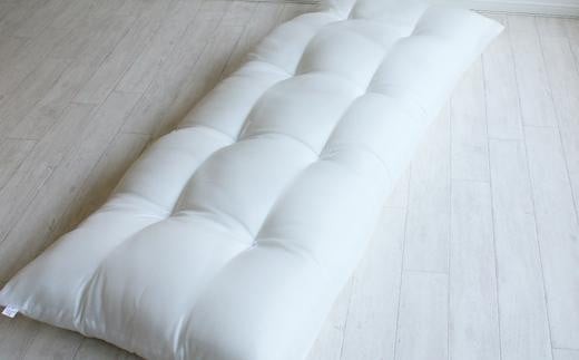 さらっと涼しい 長座布団 ジャメル 無地 日本製 クッションカバー アースカラー 70×180cm 本体+カバー ベージュ