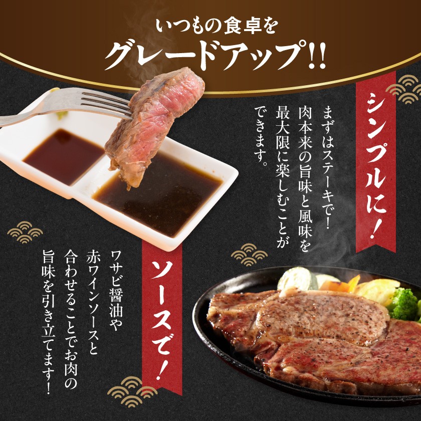 宮崎牛サーロインステーキ200g×2枚_18-4201_(都城市) ステーキ 牛肉 宮崎牛 和牛 国産 サーロイン 赤身