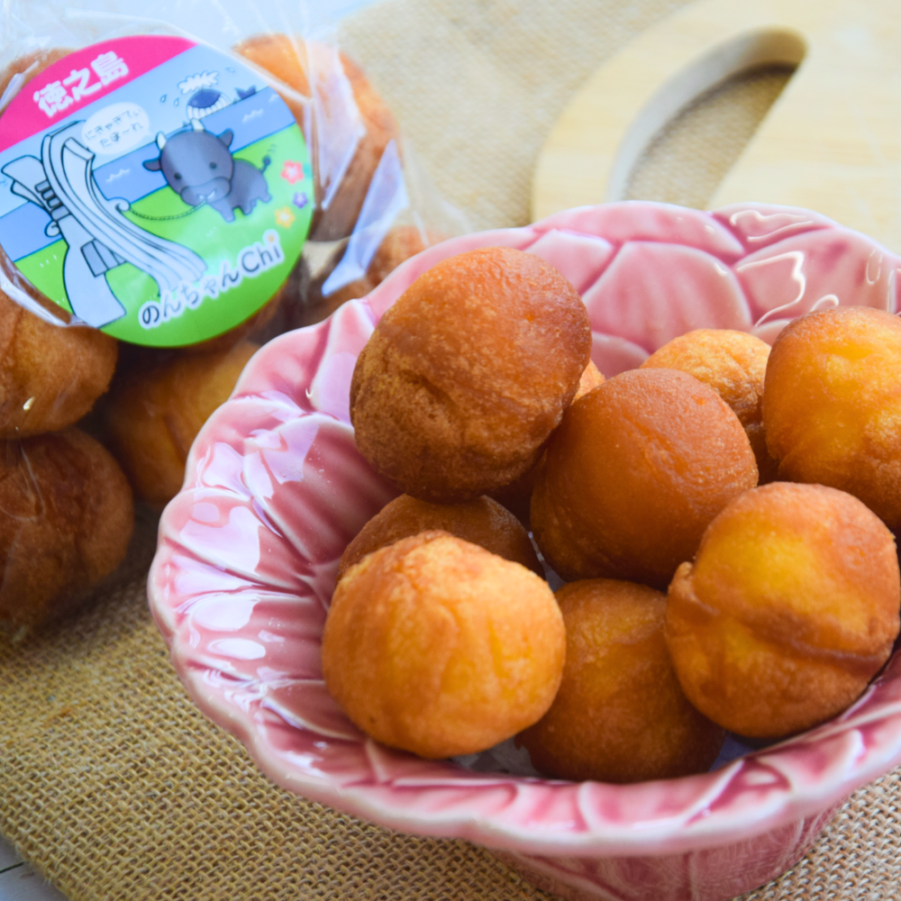 2487 ふわふわやさしい甘み!のんちゃんChi 徳之島ドーナツ(プレーン3袋)(30個) ( お菓子 スイーツ ドーナツ アンダギー 徳之島 奄美 鹿児島 おやつ オススメ 美味しい )