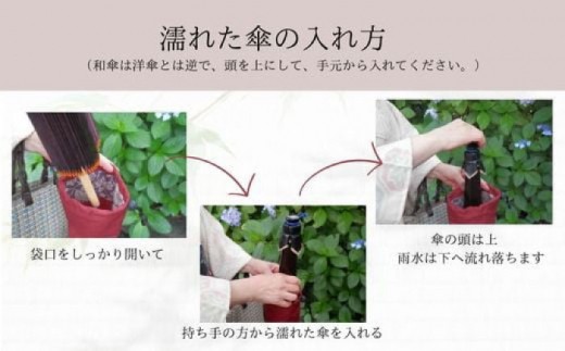 雨傘袋 和傘用 阿栗袋（あぐりぶくろ）蛇の目傘用 手提げ型 新橋色 蛇の目傘用 番傘用 携帯袋 防水 お出かけ おすすめ 人気 水色 ブルー系 収納袋 持ち運び 濡れた傘 東レ PVAスポンジ 吸水 ナイロン 撥水 伝統工芸 岐阜 和装 着物 便利グッズ ギフト プレゼント 贈り物 雨傘袋 和傘用 阿栗袋 あぐりぶくろ 蛇の目傘用 おすすめ 人気 岐阜市 / 阿栗工房 [ANEH003-3]