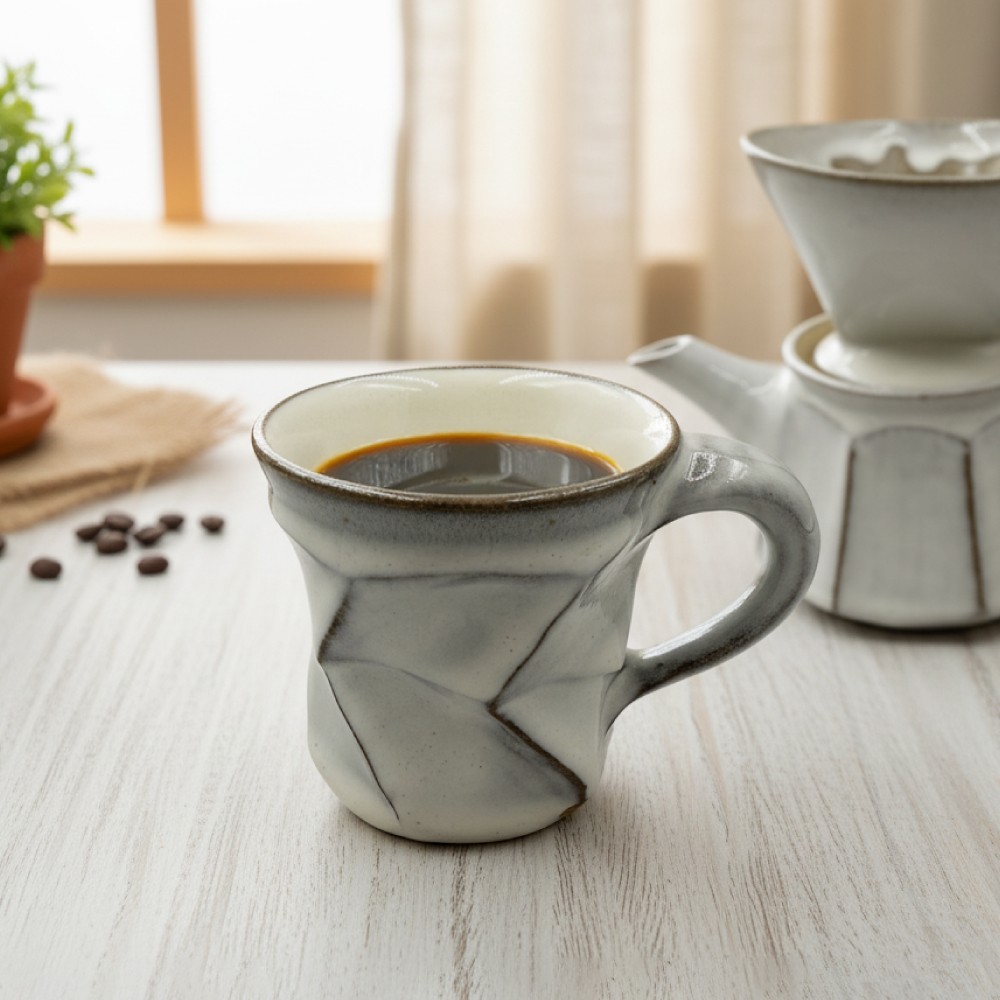 FK3 【要窯】面取りマグカップ