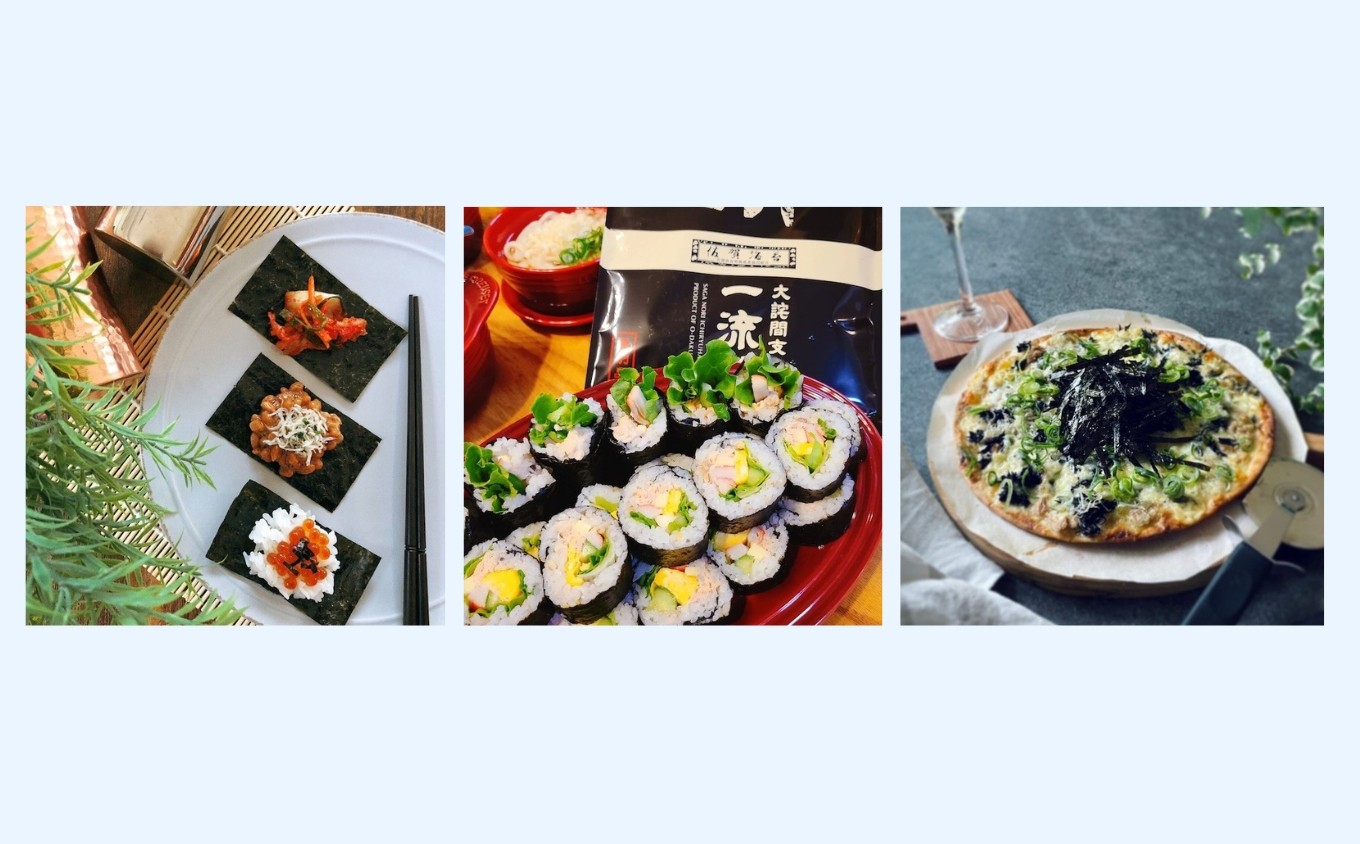 佐賀海苔 一流浜 一番摘み「選別品」全形8枚×3袋 化粧箱入り［A0117-0002］