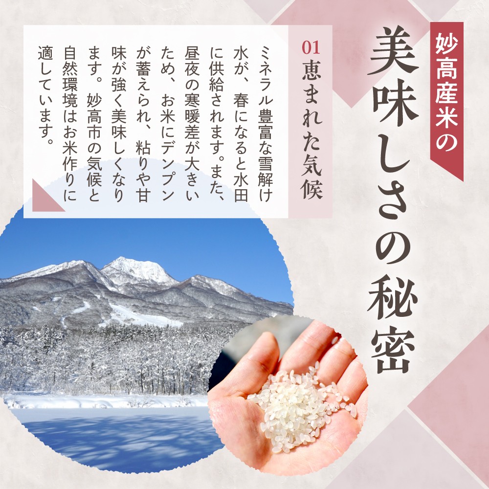 【2026年8月中旬発送】新潟県妙高産コシヒカリ 20kg