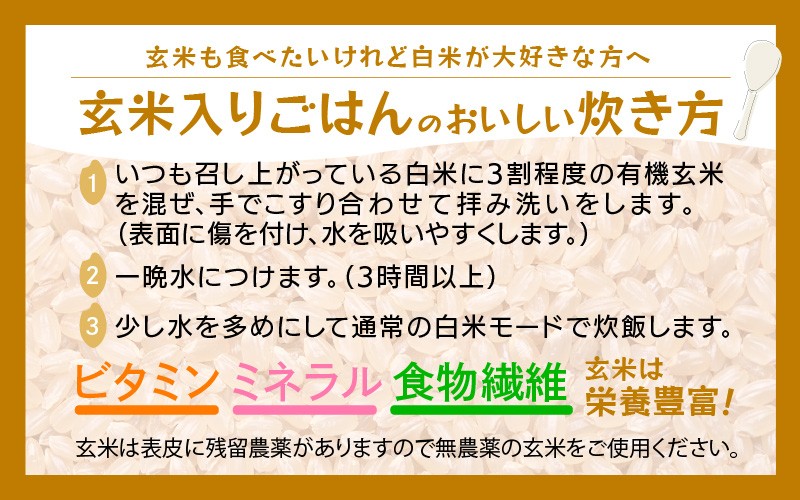 令和7年産 有機JAS 米 越前コシヒカリ 5kg 福井県産【玄米】【有機栽培 JAS認証 人気品種 こしひかり 5キロ 田んぼの天使 】 [e10-b006]