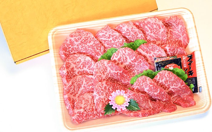 【化粧箱入】【A4〜A5】博多和牛 モモ赤身ミニステーキ350g (ソース・塩胡椒付) 吉富町/株式会社マル五 [BGAC004] 牛肉 赤身 ステーキ 福岡県