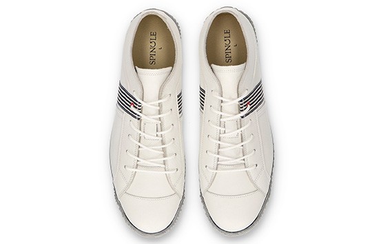 SP－168　White・Navy　サイズSS（23.5cm） ／ 靴 牛革 牛スムースレザー リボンテープ スピングル SPINGLE 広島県 スピングルムーヴ スピングルムーブ SPINGLE MOVE No.970-02