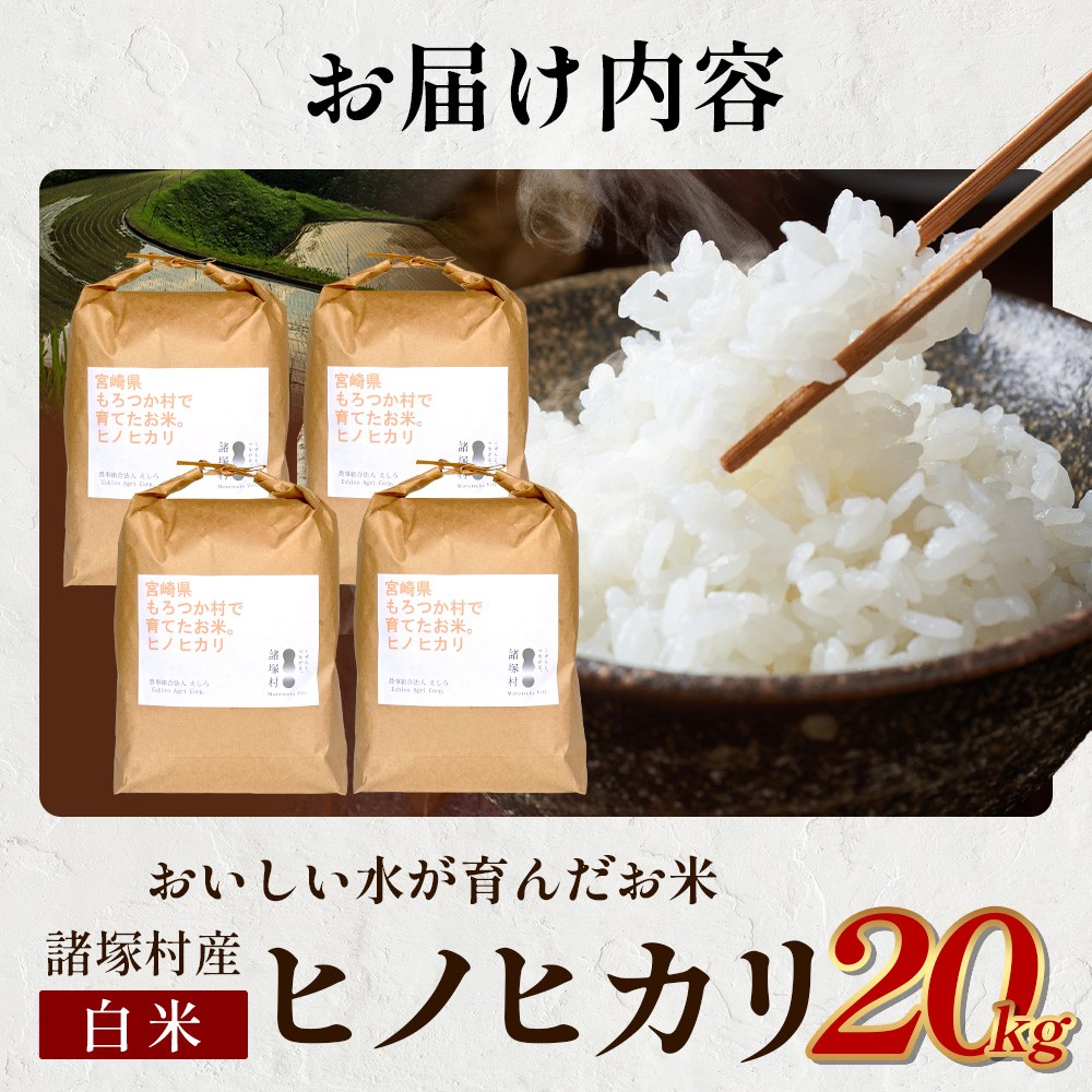 【先行予約】令和8年産 新米 ヒノヒカリ 5kg×4袋 ES-03