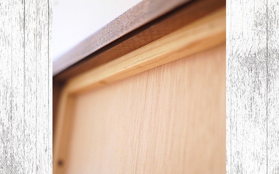 府中家具 Mirror SANO 42×84 オーク / 木製 鏡 ミラー インテリア 広島県 No.618-02