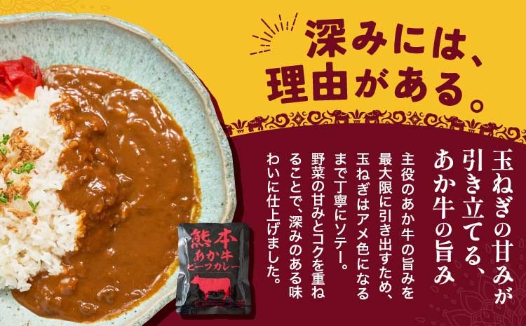 熊本県産あか牛使用 くまもとあか牛 ビーフカレー 10人前 1袋 160g カレー レトルトカレー ビーフカレー あか牛カレー あか牛 あかうし 赤牛 惣菜 レトルト 簡単調理 時短 備蓄 常備 長期保存
