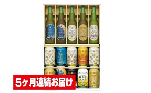 【5ヶ月定期便】THE軽井沢ビールセット〈G-PH〉