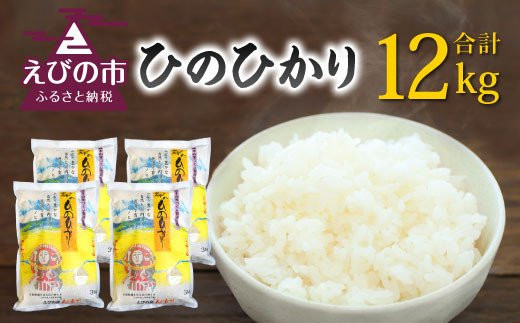 【令和5年産】えびの産 ひのひかり 12kg