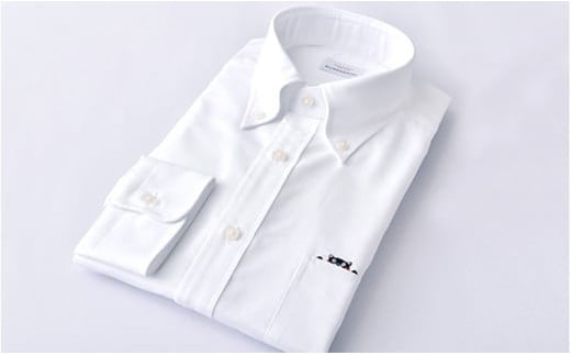 くまモン 紳士用 白 HITOYOSHIシャツ