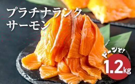 プラチナランクサーモン　小分け1.2kg【12342】