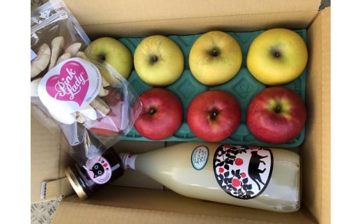 旬のりんごとくだもの加工品セット【６月受付開始・８月頃から発送】