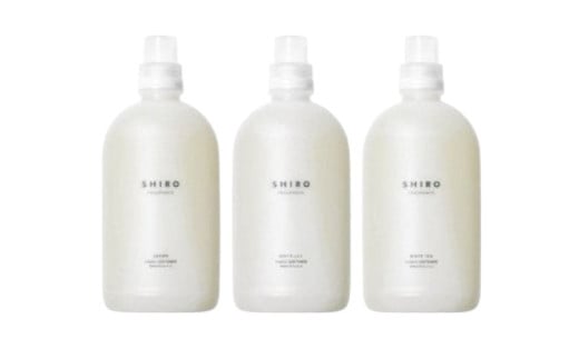 SHIRO　ファブリックソフナー 3つの香りセット [01345]