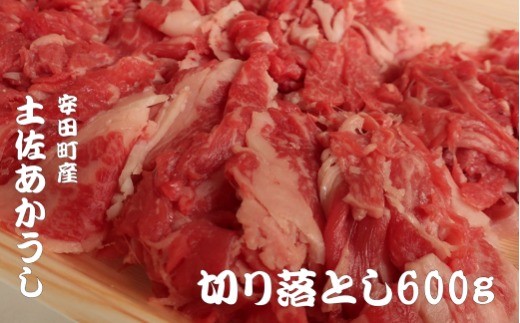 ｢土佐あかうし｣切り落とし600g 牛肉 和牛 切り落とし 600g 土佐あかうし 土佐 あかうし ブランド牛 国産 国産牛 人気 お取り寄せ 冷凍 BBQ バーベキュー 焼肉 焼き肉 贈答 高知 安田町 MT-01