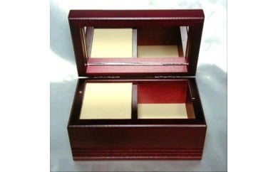 006-004[ 18弁オルゴール ] 木製宝石箱 響体色:ブラウン