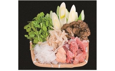 白神特選　白神地鶏鍋セット・まっすぐな道
