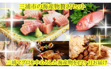 90-1三浦市の海産物定期便セット