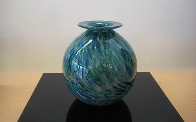 ガラスの花器「青緑」 529196 - 滋賀県草津市