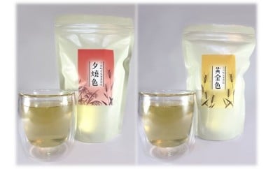 藤久の三川町産麦茶と玄米麦茶8袋セット