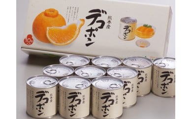 B9-12 デコポン缶詰（10缶入） 393200 - 熊本県芦北町