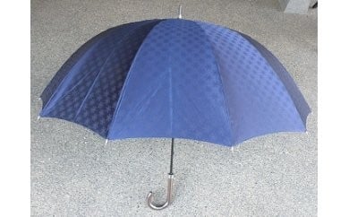 BL06_雪華模様のオリジナル傘（サイズ60cm）カラー：ネイビー