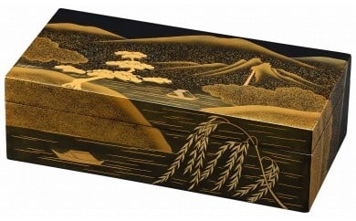 輪島塗 宝石箱(山水蒔絵) 424658 - 石川県輪島市