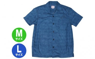 GONZO SURF 和生地ボタンシャツ 藍(アイ)