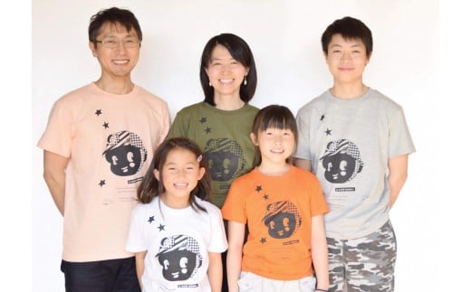 夕張オリジナル手刷りTシャツ【a coal miner】（子ども用） C2 221619 - 北海道夕張市