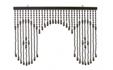 伝統の珠のれん、A-60ブラウン85x60cm 345789 - 兵庫県小野市