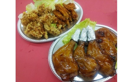 鳥末本店のローストチキンセット